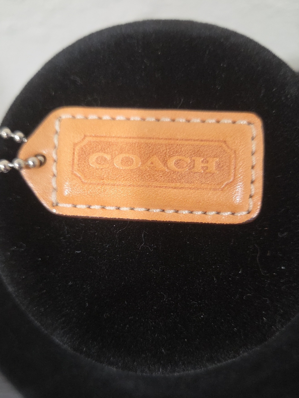Coach Vintage HangTag in British Tan